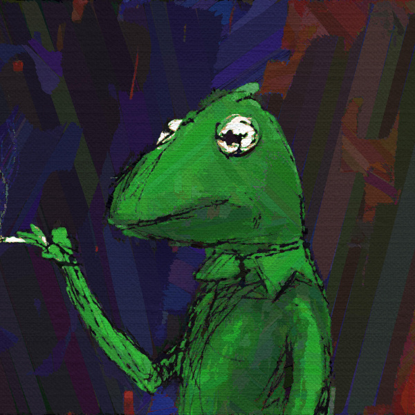 Frog Smoking