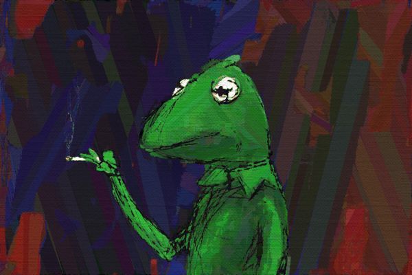 Frog Smoking