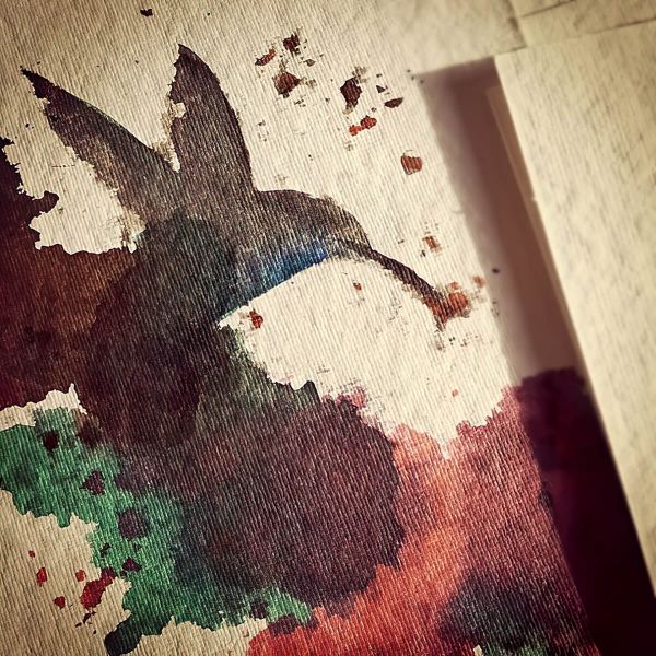 Ink Spring Hummingbird